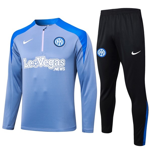 Sudadera De Training Inter Milan 2024/25 Gris Azul 3